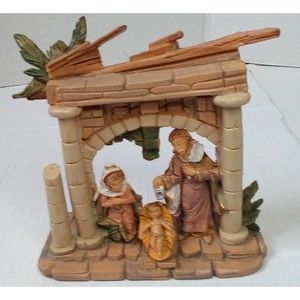 Vintage Euromarchi Italy Nativity Holy Family Figure Small Italian Nativity 35